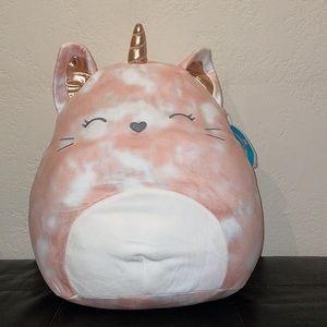 Pink cat squishmallow Feodora